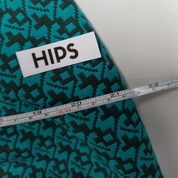 Mossimo Teal Geometric Skirt - Picture 5 of 6